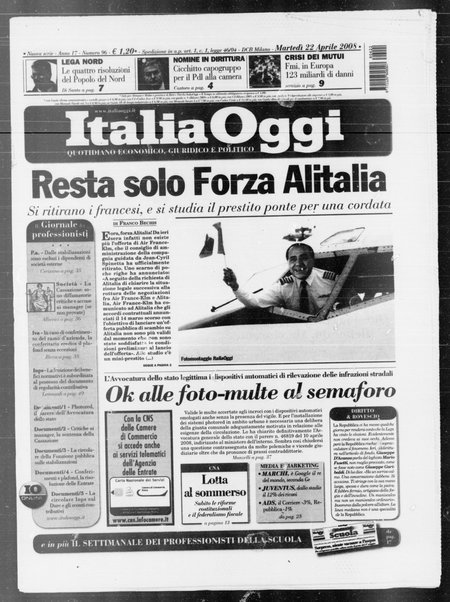 Italia oggi : quotidiano di economia finanza e politica